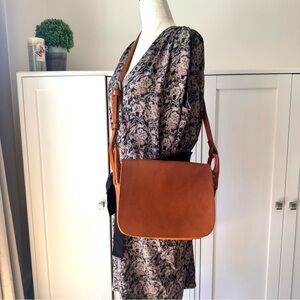 Slow & Co Japan Bono Flap Leather Crossbody Bag